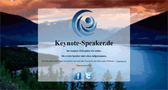 Desktop Screenshot of keynote-speaker.de