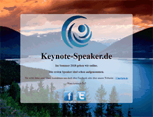 Tablet Screenshot of keynote-speaker.de
